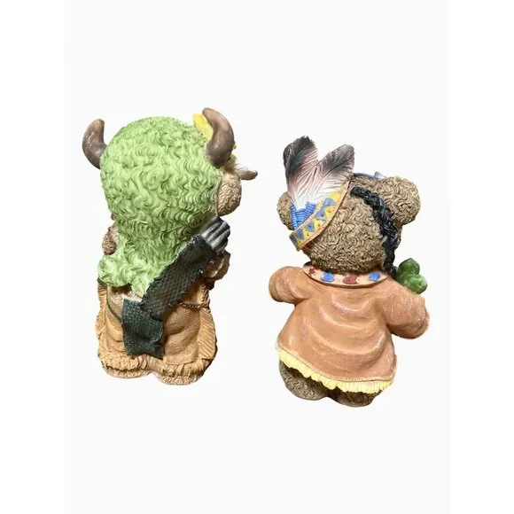 Thanksgiving Bears Autumn Harvest Decorative Collectible Figurine Set - Picture 9 of 13